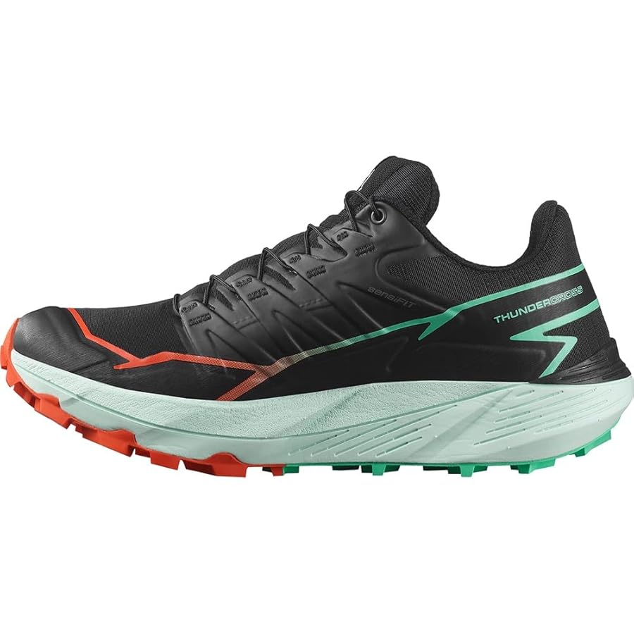 シューズ・サンダルその他 Salomon Thundercross W header print stone charcoal L47297900 Amazon.com: Salomon Women's Thundercross Sneaker, Black